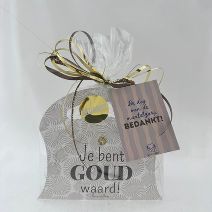 Dag van de Zorg •Cadeaupakket Heren• Jij Bent Goud Waard Toffees