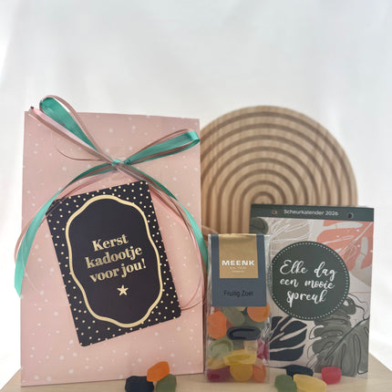 Kerst •Cadeaupakket Dames• Scheurkalender Mooie Spreuken