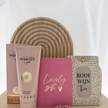 Valentijn •Cadeaupakket Dames• Rode Wijn Thee Azzaro