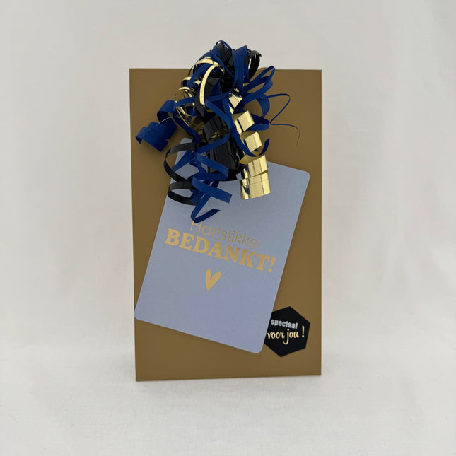 Bedankt •Cadeaupakket Heren• Sen&Zo Gold