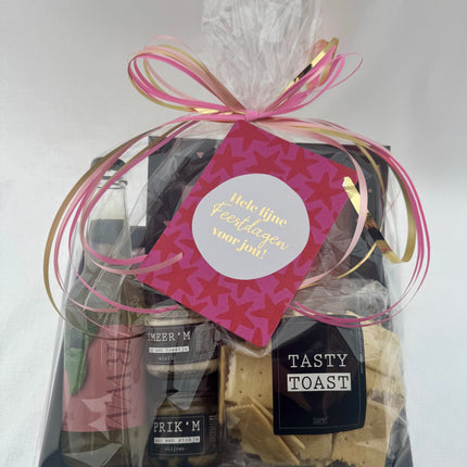 Kerst •Cadeaupakket Dames• Wie aan Tafel Vriendinnen Borrelpakket