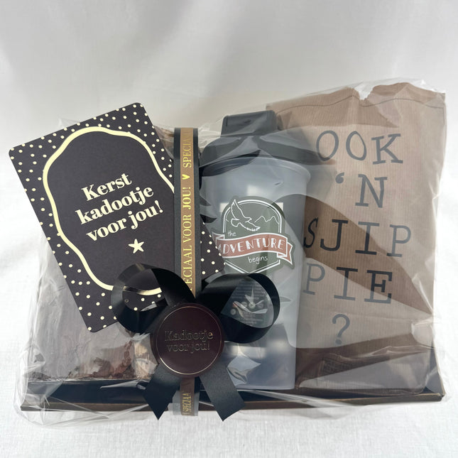 Kerst •Cadeaupakket Heren• Fakkel Hout Adventure