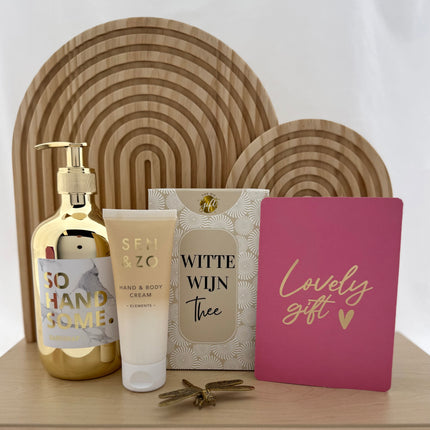 Valentijn •Cadeaupakket Dames• Witte Wijn Thee