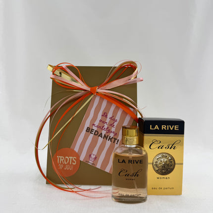 Dag van de Mantelzorg •Cadeaupakket Dames• Parfum Cash