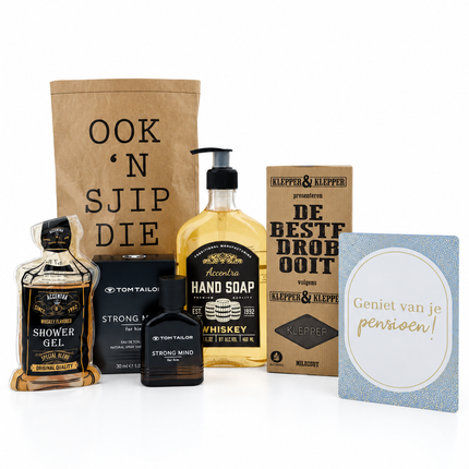 Pensioen •Cadeaupakket Heren• Tom Tailor Whisky