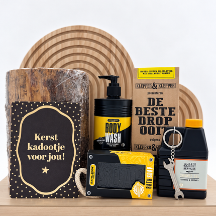 Kerst •Cadeaupakket Heren• Wood