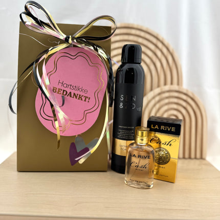 Bedankt •Cadeaupakket Dames• Sen&Zo Gold