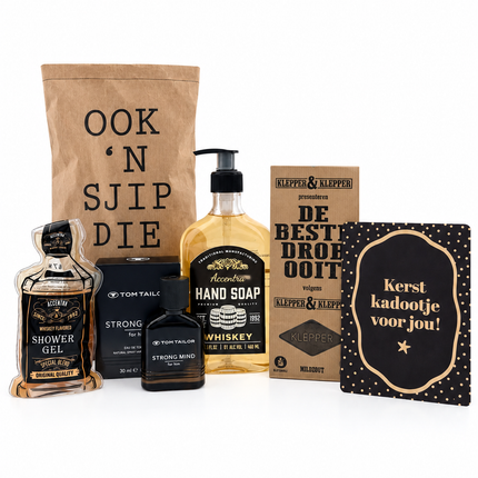 Kerst •Cadeaupakket Heren• Tom Tailor Whisky