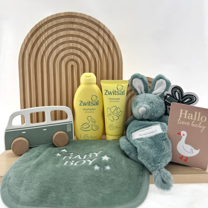 Baby •Kraam Cadeaupakket Jongen• VIB Zwitsal Groen
