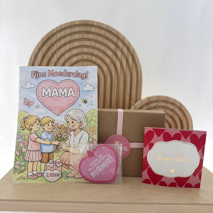 Moederdag• Cadeaupakket Mama• Geurhanger Kleurplaat