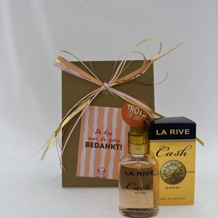Dag van de Zorg •Cadeaupakket Dames• Parfum Cash