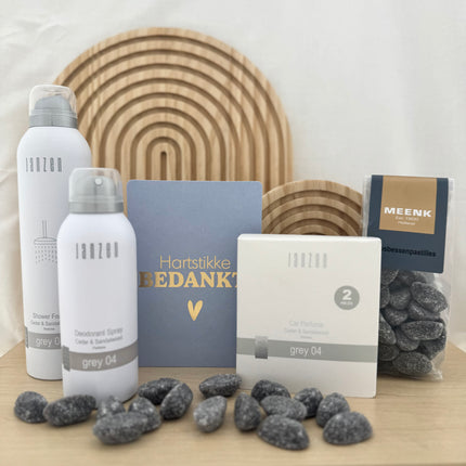 Bedankt •Cadeaupakket Heren• Janzen Grey04