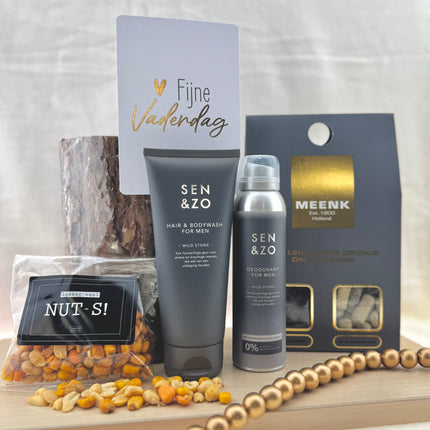 Vader •Cadeaupakket Fakkel Sen&Zo verwen cadeau Vaderdag•
