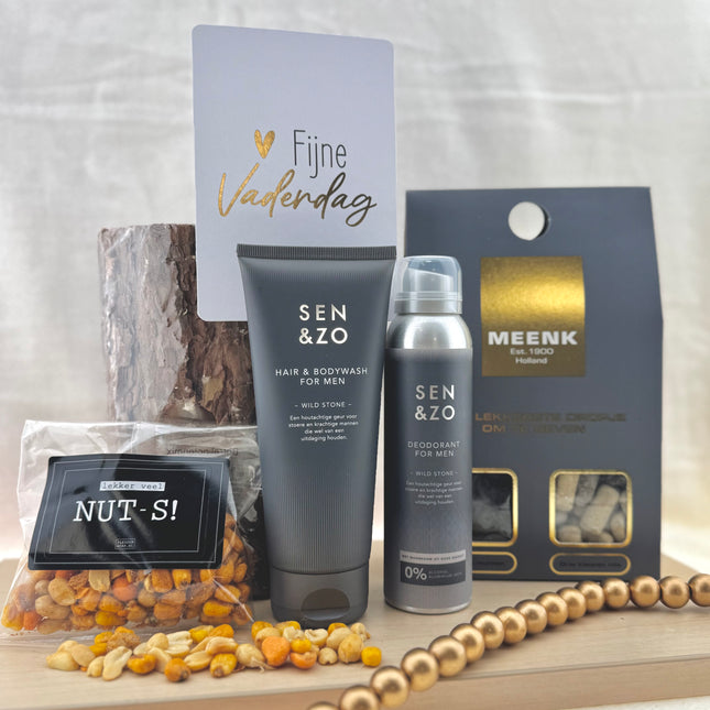 Vader •Cadeaupakket Fakkel Sen&Zo verwen cadeau Vaderdag•