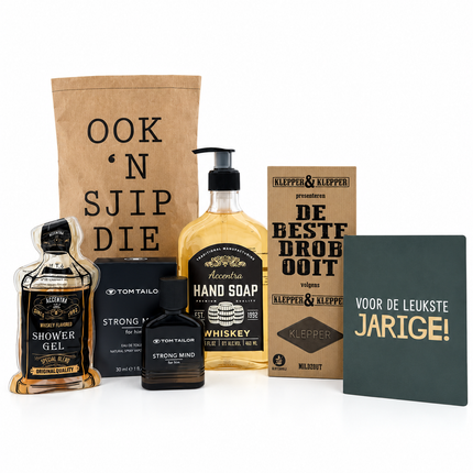 Verjaardag •Cadeaupakket Heren• Tom Tailor Whisky