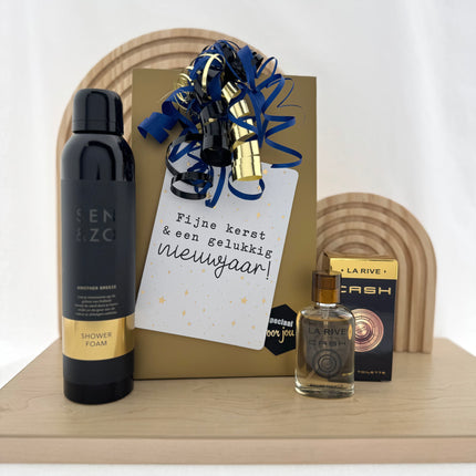 Kerst •Cadeaupakket Heren• Sen&Zo Gold