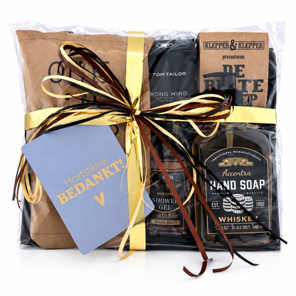 Bedankt •Cadeaupakket Heren• Tom Tailor Whisky