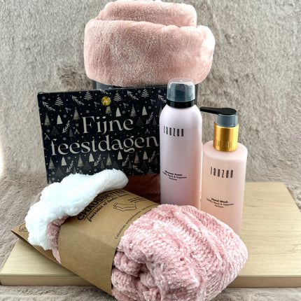 Dames Kerst •Cadeaupakket Pink Cosy•