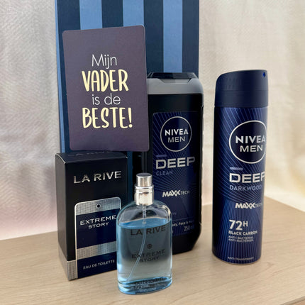 Vaderdag • Cadeaupakket •Nivea Men Deep• Verzorging en frisheid