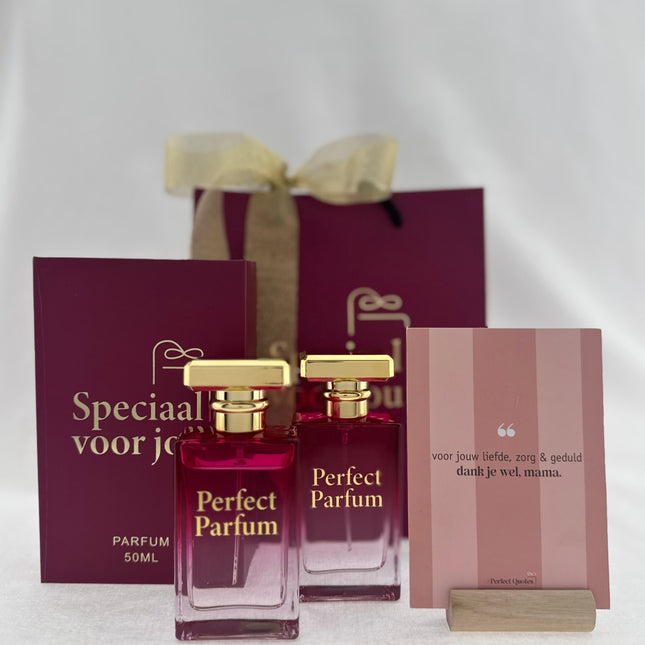 Moederdag •Cadeaupakket Mama• Perfect Parfum Set Idole & Lady Million