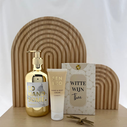 Kadootje •Cadeaupakket Dames• Witte Wijn Thee