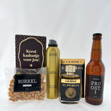 Kerst •Cadeaupakket Heren• Bier Borrel