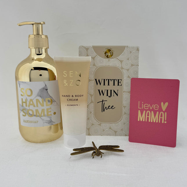 Moederdag •Cadeaupakket Dames• Witte Wijn Thee