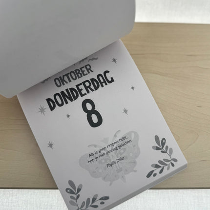 Sinterklaas •Cadeaupakket Dames• Youall Scheurkalender 365 Dagen Positief