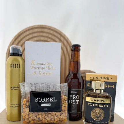 Nieuwjaar •Cadeaupakket Heren• Bier Borrel
