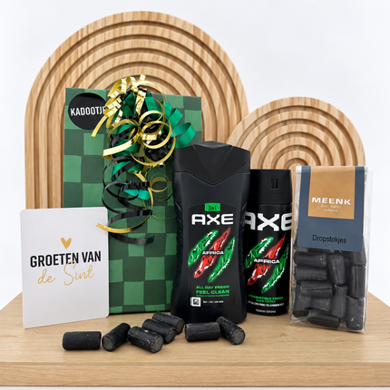 Sinterklaas •Cadeaupakket Heren• Axe Africa