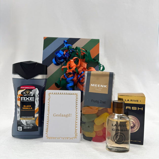 Geslaagd •Cadeaupakket Jongens• Axe La Rive