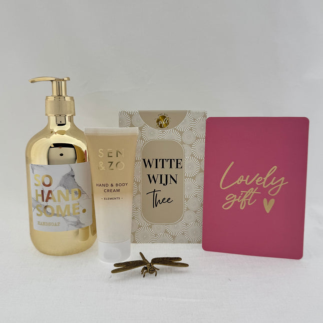 Valentijn •Cadeaupakket Dames• Witte Wijn Thee