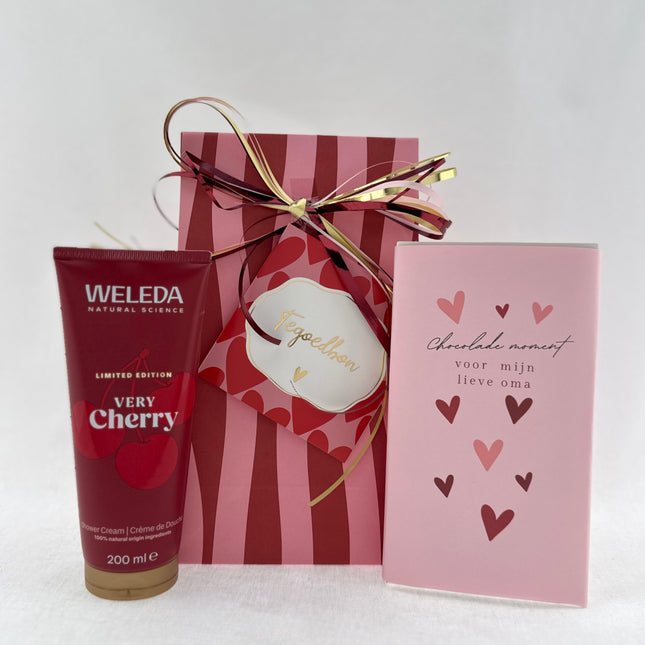 Moederdag •Cadeaupakket Oma• Weleda Cherry
