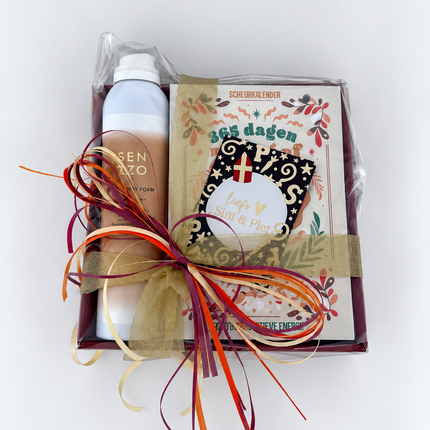 Sinterklaas •Cadeaupakket Dames• Sen & Zo Scheurkalender 365 Dagen Positief