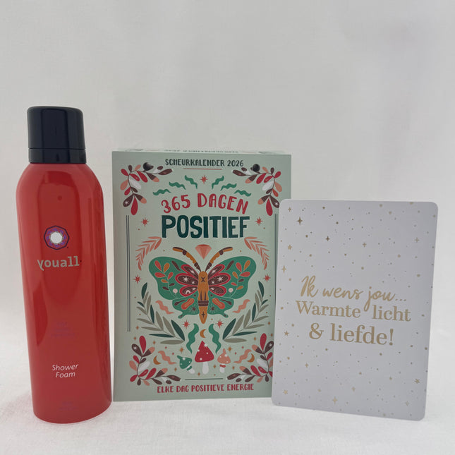 Nieuwjaar •Cadeaupakket Dames• Youall Scheurkalender 365 Dagen