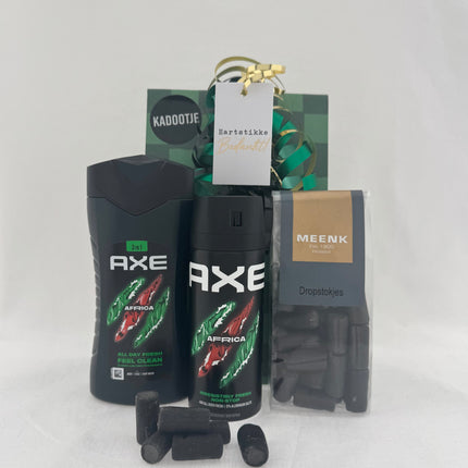 Bedankt •Cadeaupakket Heren• Axe Africa