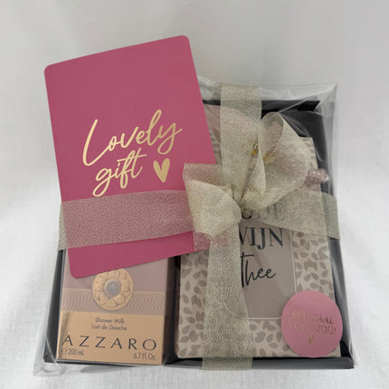 Valentijn •Cadeaupakket Dames• Rode Wijn Thee Azzaro