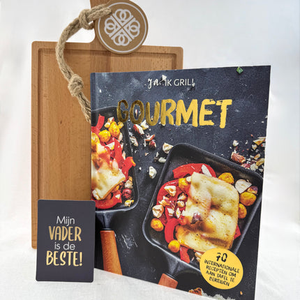 Vaderdag •Cadeaupakket Papa• Receptenboek Gourmet