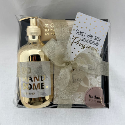 Pensioen •Cadeaupakket Dames• Witte Wijn Thee