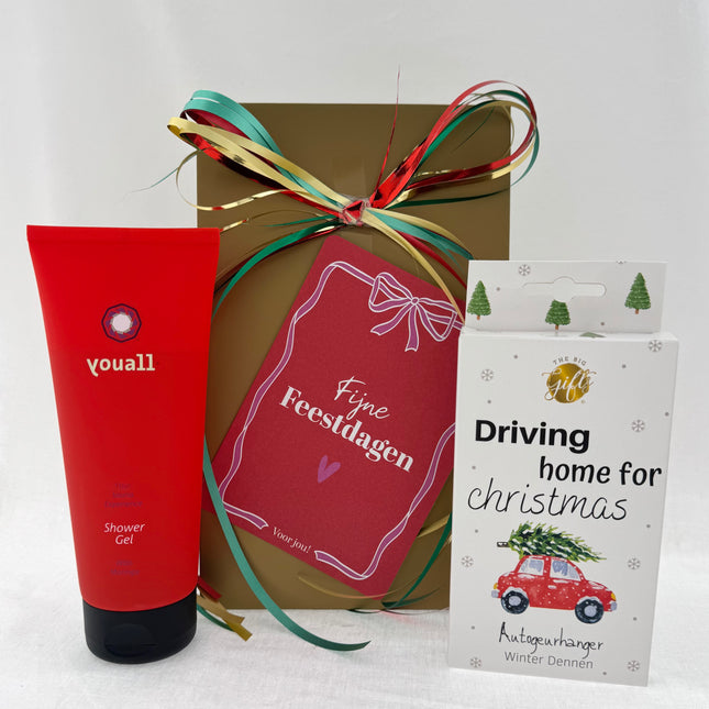 Kerst •Cadeaupakket Dames• Youall Autogeurhanger