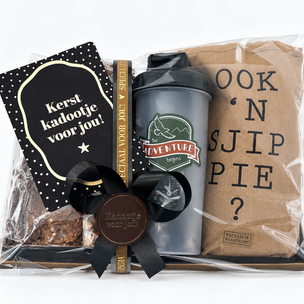 Kerst •Cadeaupakket Heren• Fakkel Hout Adventure