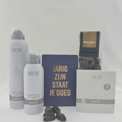 Verjaardag •Cadeaupakket Heren• Janzen Grey04