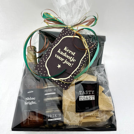 Kerst •Cadeaupakket Unisex• Wie aan Tafel Familie Borrelpakket