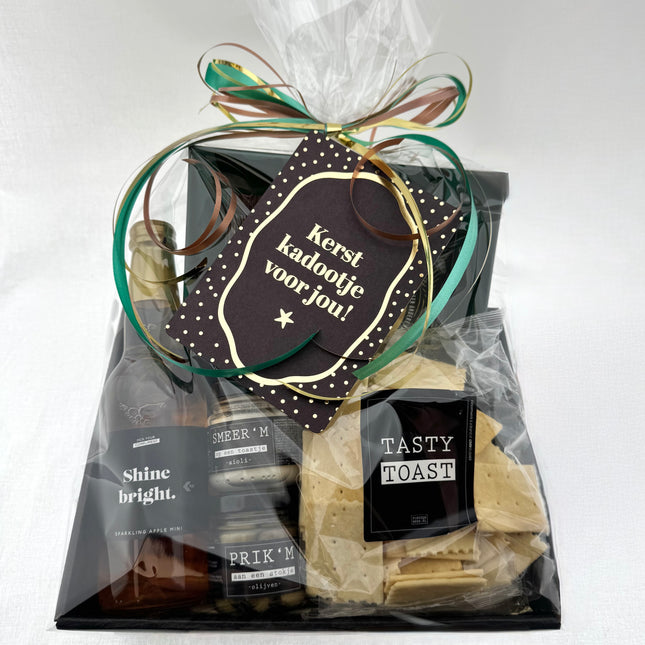 Kerst •Cadeaupakket Unisex• Wie aan Tafel Familie Borrelpakket