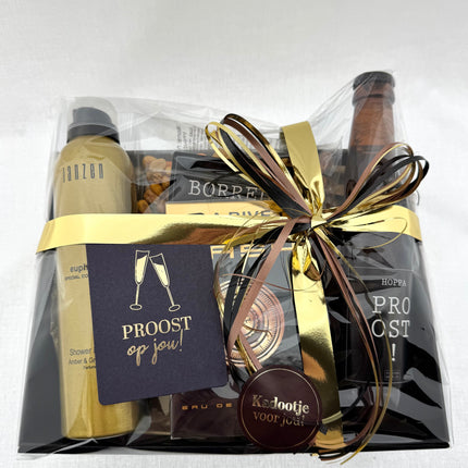 Verjaardag •Cadeaupakket Heren• Bier Borrel