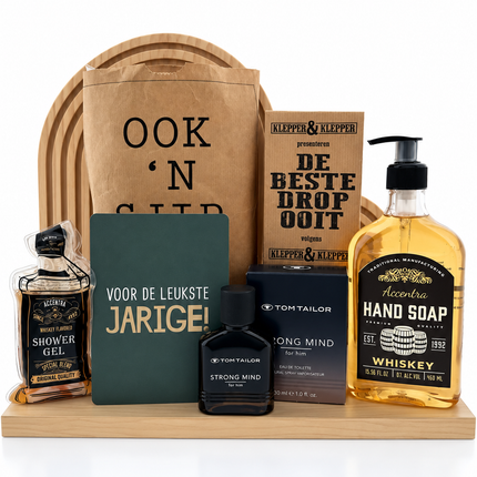 Verjaardag •Cadeaupakket Heren• Tom Tailor Whisky