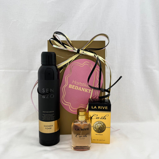 Bedankt •Cadeaupakket Dames• Sen&Zo Gold