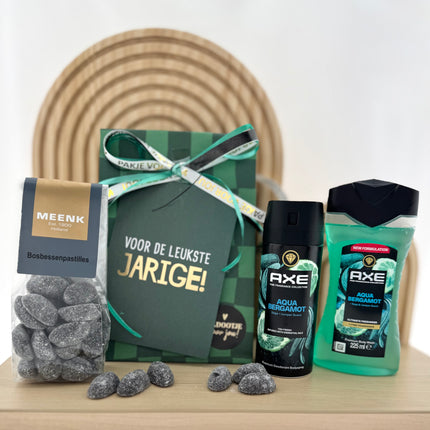 Verjaardag •Cadeaupakket Heren• Axe Bergamot