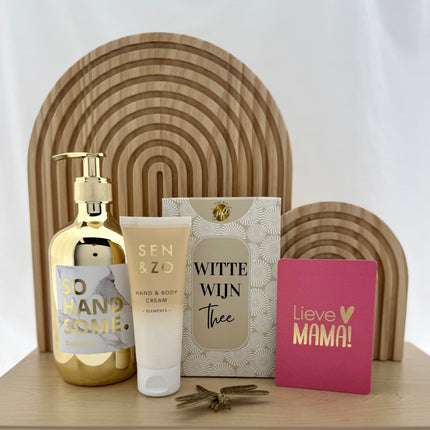 Moederdag •Cadeaupakket Dames• Witte Wijn Thee