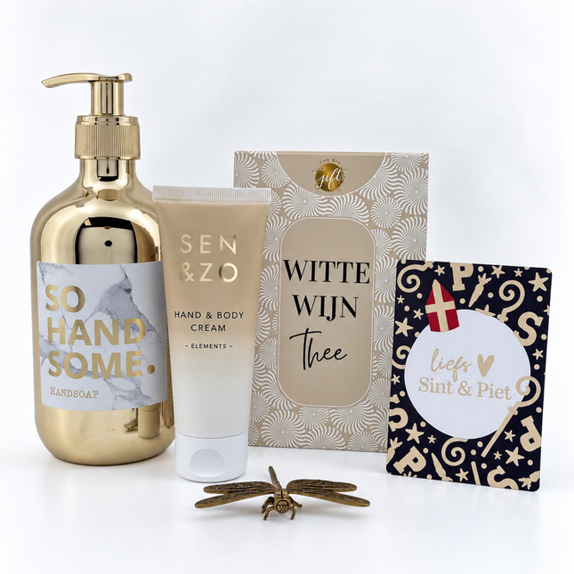 Sinterklaas •Cadeaupakket Dames• Witte Wijn Thee